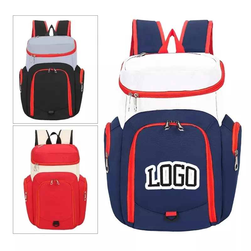 Custom Logo Basketball Backpack Men&prime;s Sports Gym Bag Youth Football Bag Large Capacity Backpack