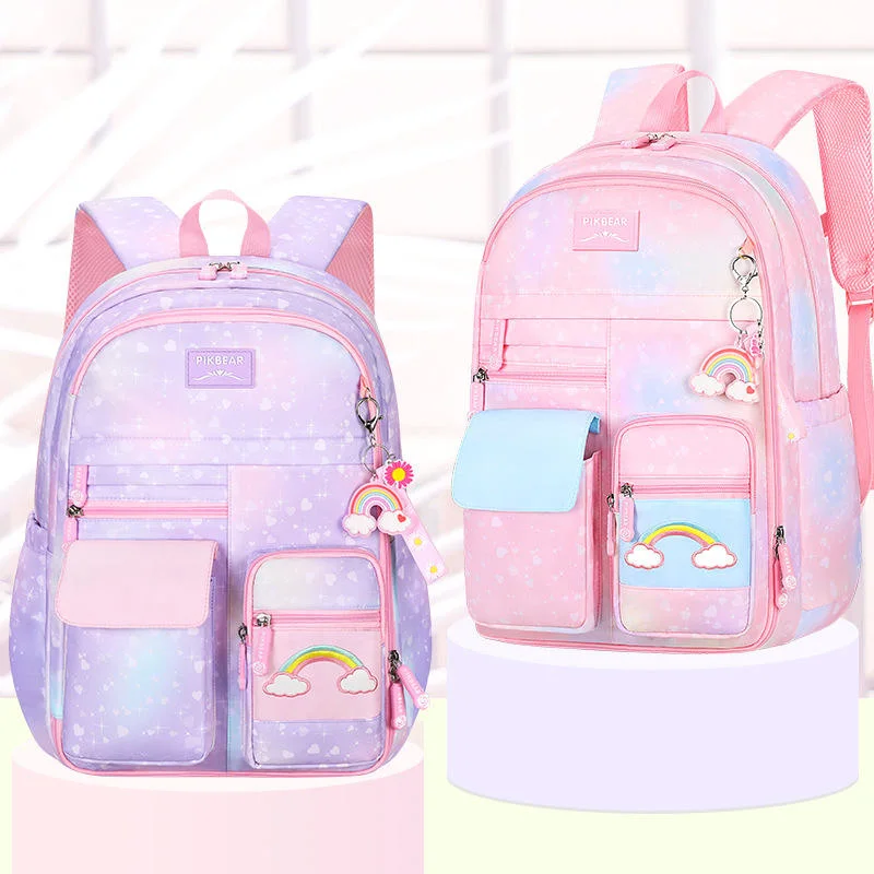 Creative Fashion Cartoon Cute School Backpack Kids Waterproof Nylon School Bags