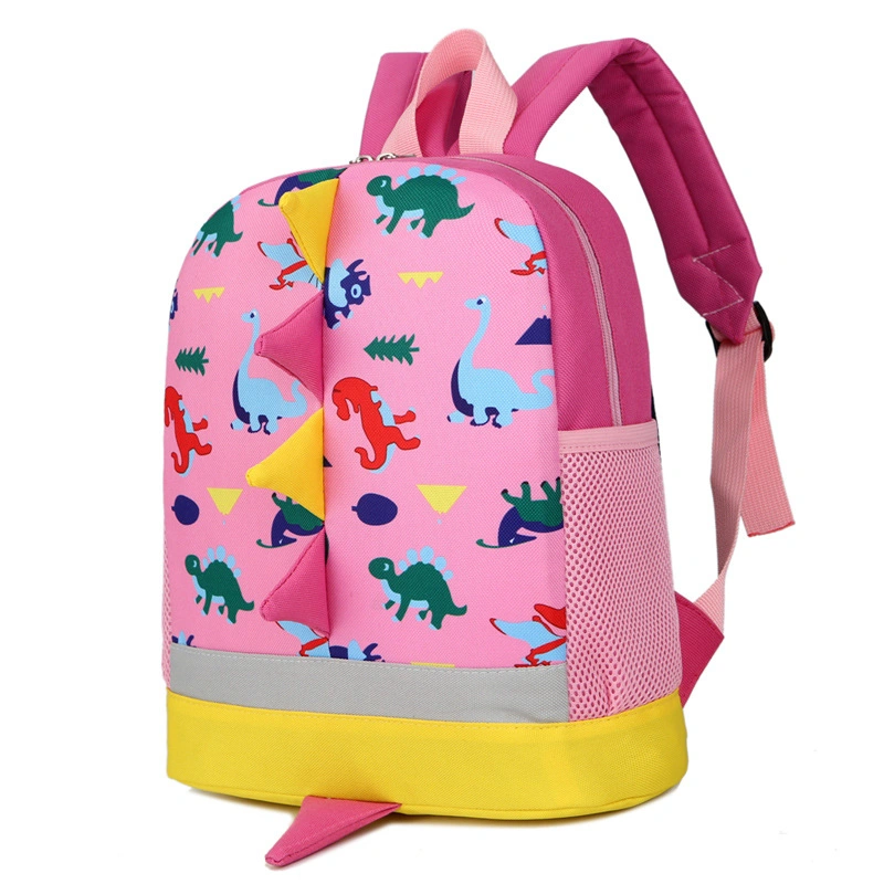 Durable New Fashion Cute Toddler Backpack Custom Kid School Bag Cartoon Oxford Cloth Backpack Kids School Printing Pink Backpacks