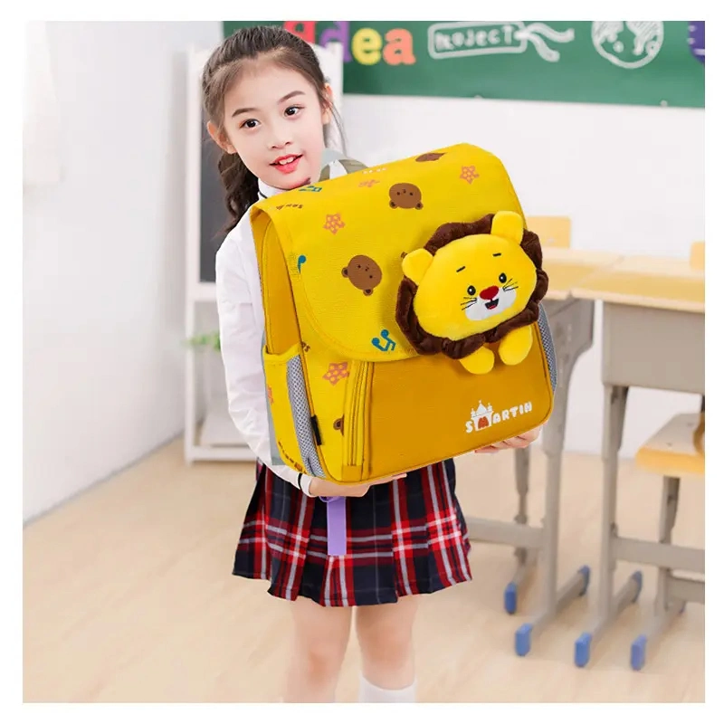 3D Cute Cartoon Animal Plush Bag Boys and Girls Korean School Bags Fashion Children&prime;s Backpack Baby Backpack