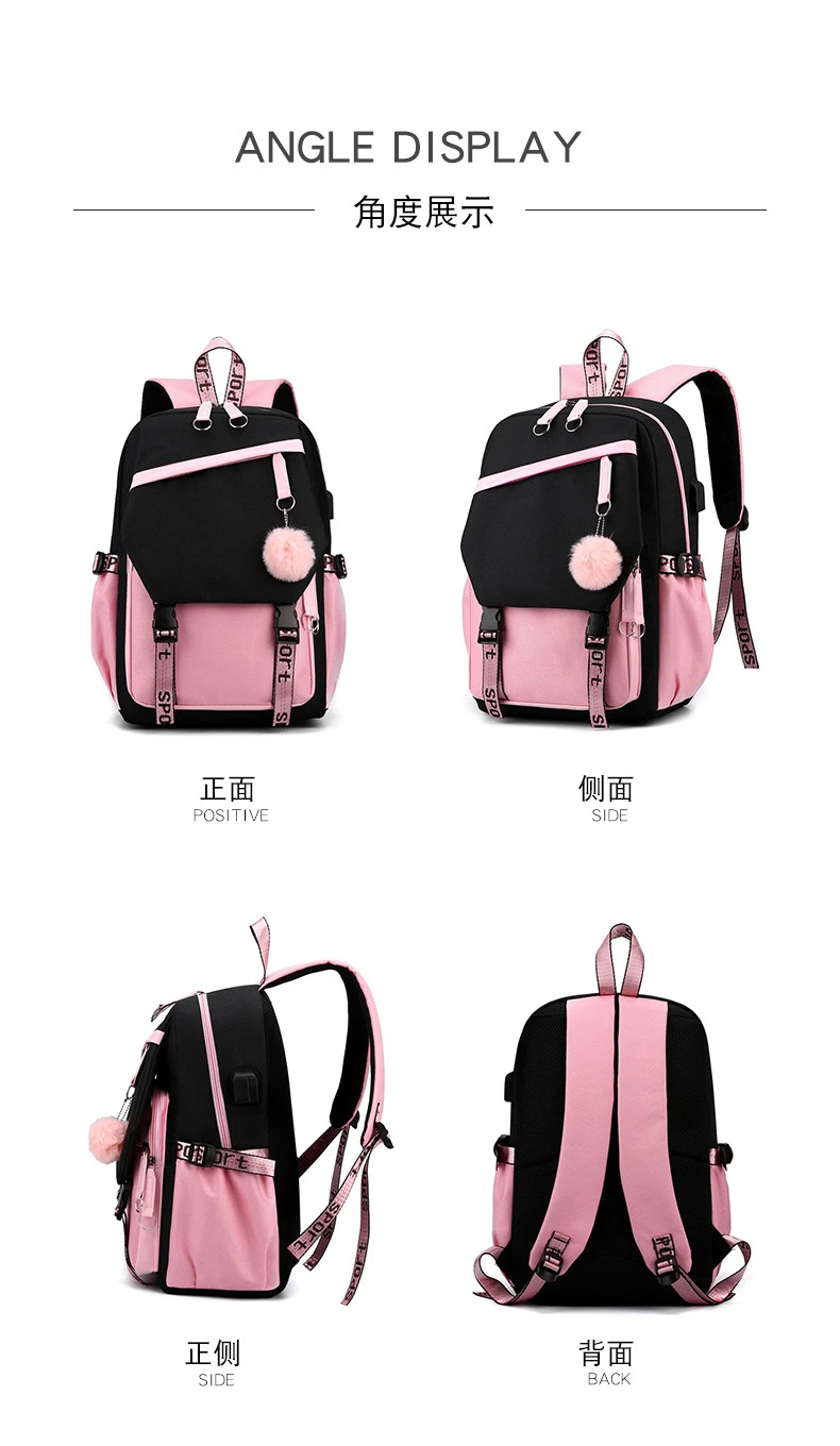 Backpack Laptop School Bag Kids Large Bookbags Girls Women Students Travel Daypack