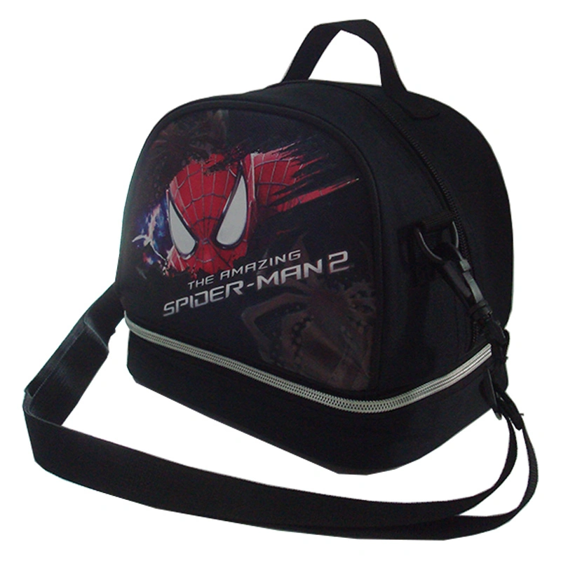 Spideman Allover Printing School Book Cooler Lunch Bag