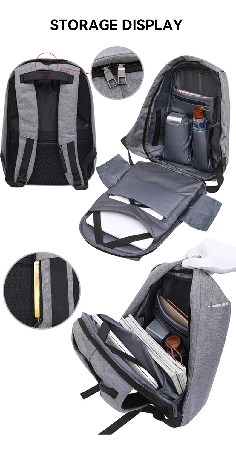 Men&prime;s Backpack Trendy Large Capacity High School Junior High School Student Bag Travel Computer Bag