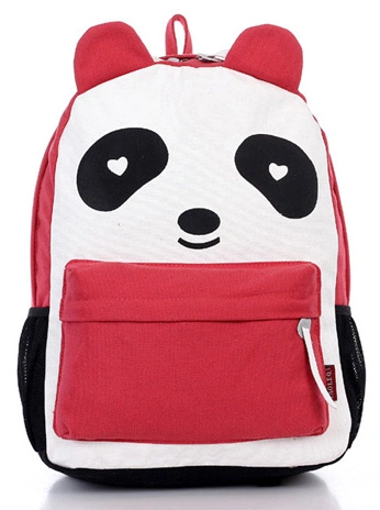 Teens Canvas Cartoon Foldable School Bag Backpack with Printing