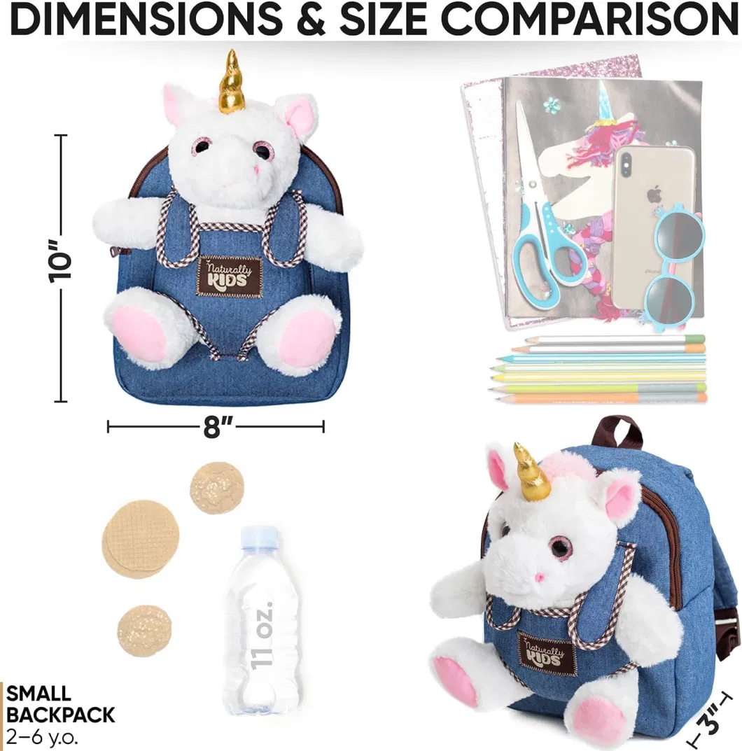 Unicorn Bag Toddler Toy Bag Kindergarten Bookbag Toddler Travel School Bag