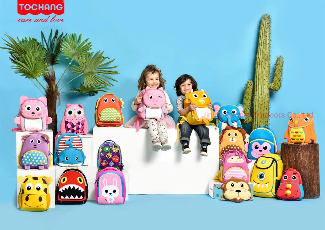 2022 Cute Plush Toy Backpack L Size Child Backpack Plush Material School Baby Kids Bag Backpack for Children Boy and Girl