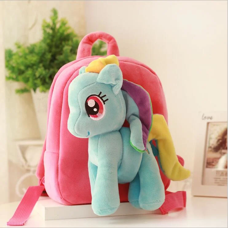 Children Toddler Preschool Backpack Plush Animal Cartoon Backpack Baby Kids School Satchel Travel Lunch Bags