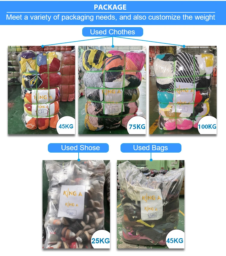 King a Wholesale Cheap Price Second Hand Children School Bags Polyster Boy Used Backpack Nylon Girl Used Computer Bags Kids Camping Used Bag Bales