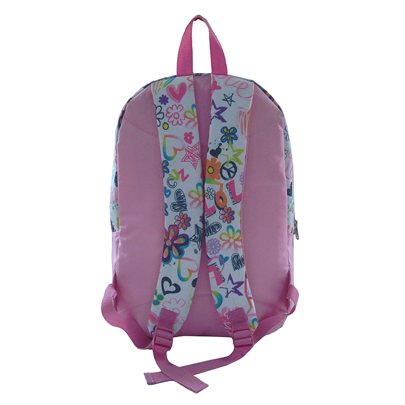 Hot Sell Canvas Vintage Canvas Backpack with Allover Flower Printed