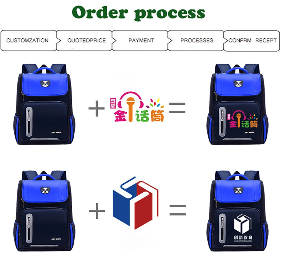 Designer Purse Backpack Custom Logo Promotion Kids Children Waterproof Toddler Teenager School Bag