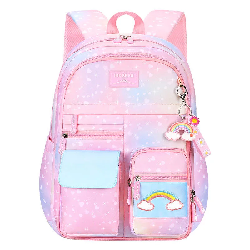 Creative Fashion Cartoon Cute School Backpack Kids Waterproof Nylon School Bags