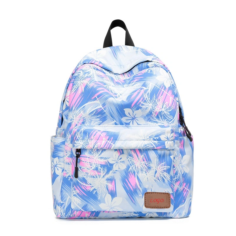 Printing Backpack Women School Bag Girl 13&prime; &prime; Laptop Backpack Fresh Fabric Bag