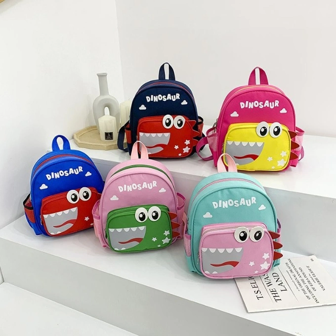 Kawai Kids Backpack Cute Dinosaur Bags Small Mochila for Kindergarten Children