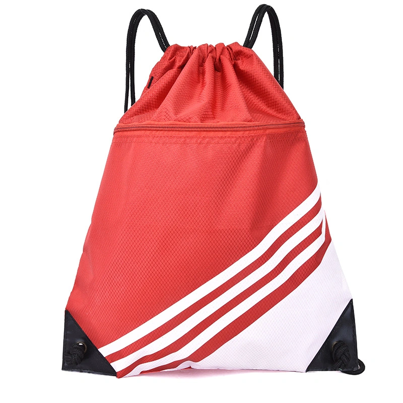 Drawstring Sport Bag Large Heavy Duty Reusable Canvas Gym Sports Outdoors Swimming Sack