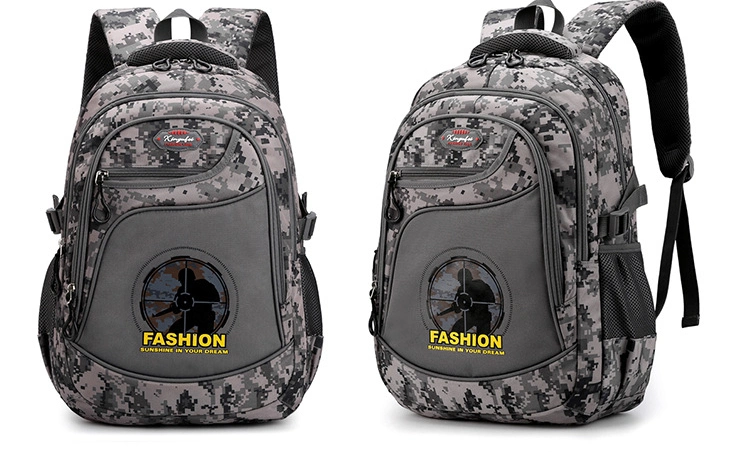 High Satisfaction Hot Sale Waterproof Lightweight Camouflage Color Backpack for Boys