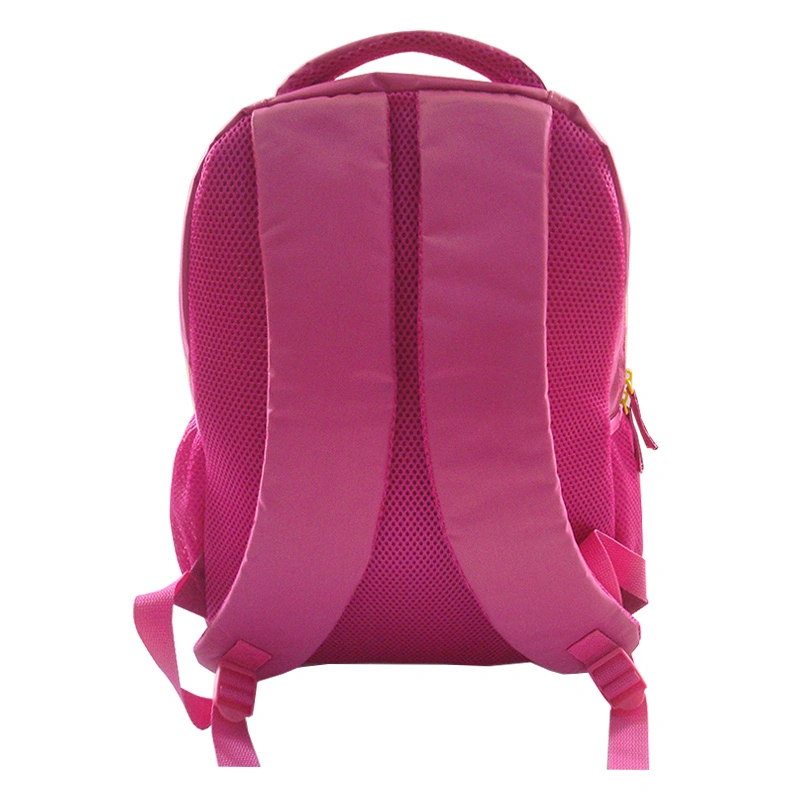 Promotional Custom Pink Girl&prime;s School Book Bag Backpack