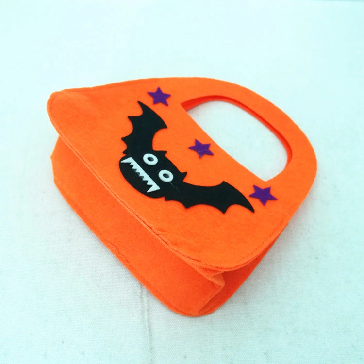 New Design Halloween Trick Hot Sale Kids Small Eco Friendly Felt Gift Tote Bag