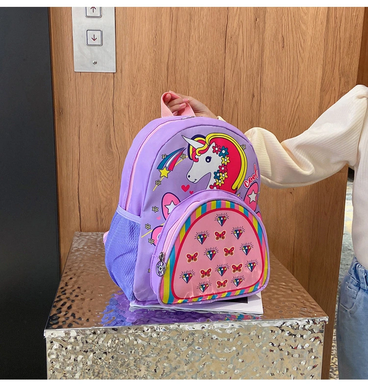 Wholesale Cheap Price Light Bookbags Cute Girls Cartoon School Backpack Bag Children Trendy Kindergarten Schoolbag for Kids