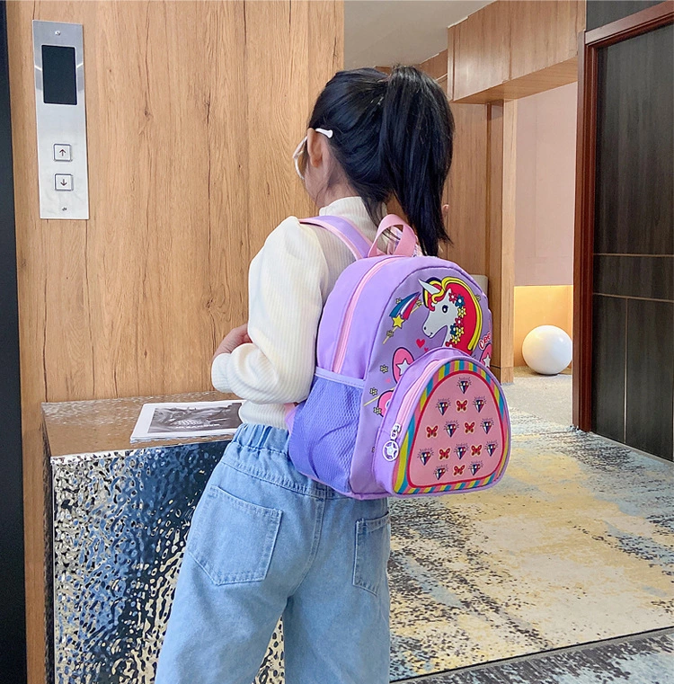 Wholesale Cheap Price Light Bookbags Cute Girls Cartoon School Backpack Bag Children Trendy Kindergarten Schoolbag for Kids