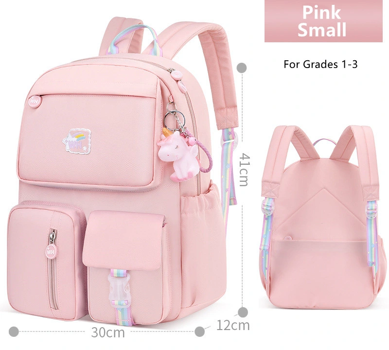 Fashion Mochila Girl Rainbow Primary Kid Children Student School Bag