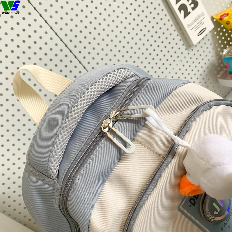 Wide Silver Brand New High Quality Low MOQ Promotional Travel Backpack 2024