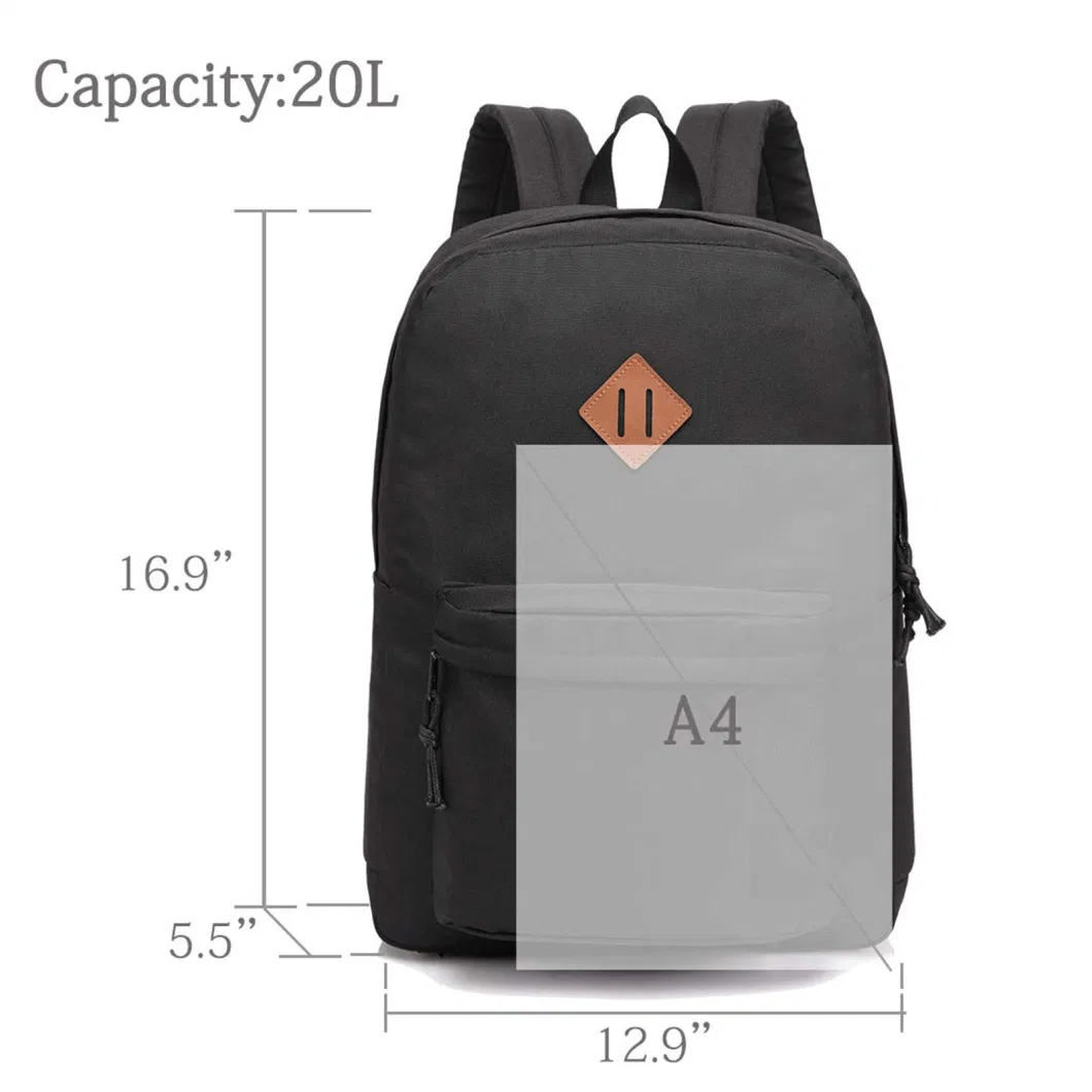 Wholesale Custom School Bag Backpack Waterproof Boys Girls Bookbags Casual School Book Bag for Teenager