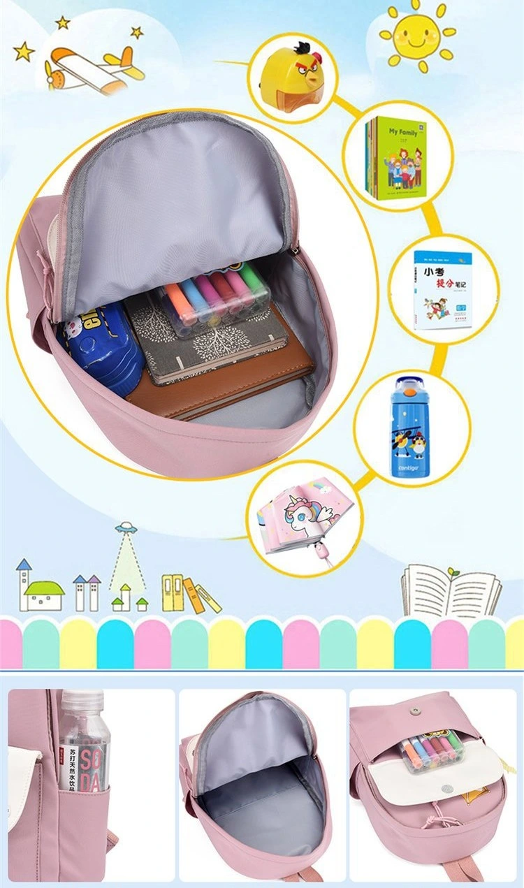 Childrens Schoolbag of Abckpack Kindergarten Lass One Cute Cbackpack Boys and Girls