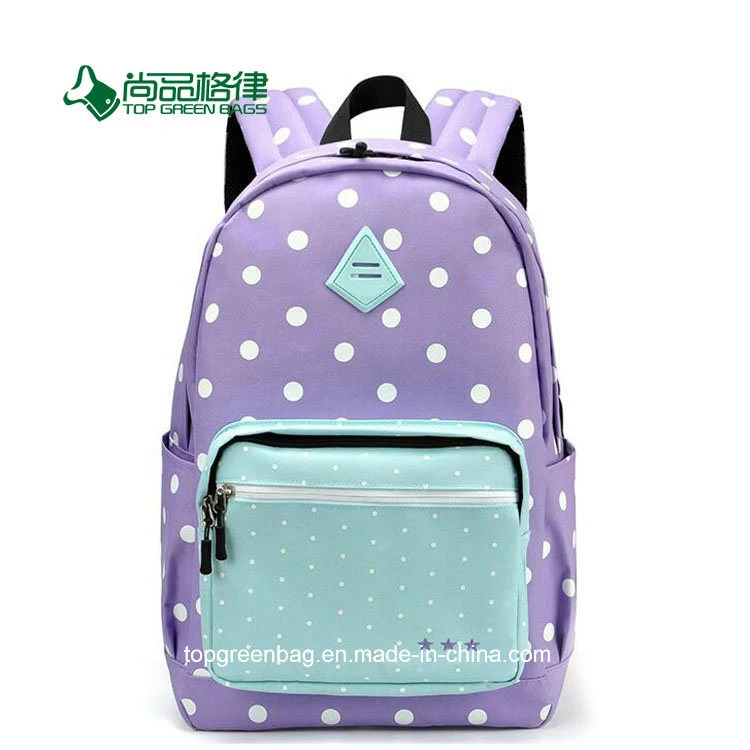 Fashion Cute High Student Wholesale Wave Point School Backpack Bags