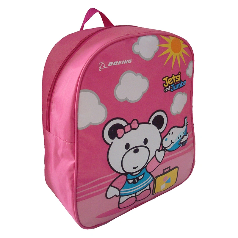 Fashion Cartoon Airplane Backpack School Book Bag for Boys