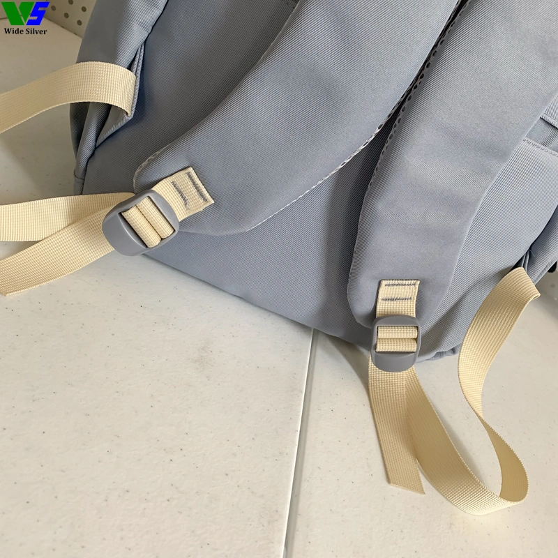 Wide Silver Brand New High Quality Low MOQ Promotional Travel Backpack 2024