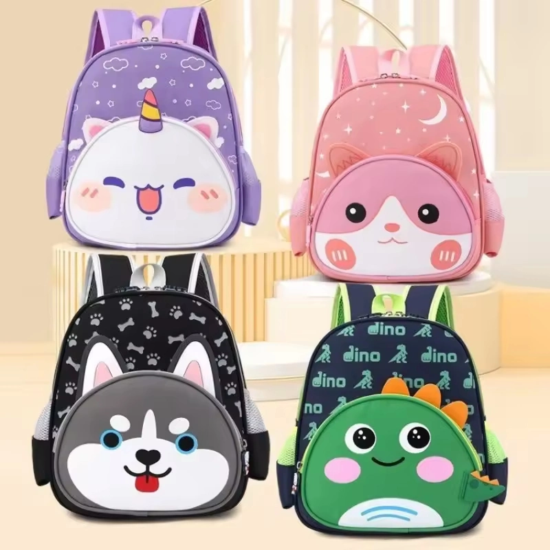 Kindergarten Boys and Girls Cartoon Nice Baby Dinosaur Backpack Bag New Girls Children Waterproof School Bags for Kids