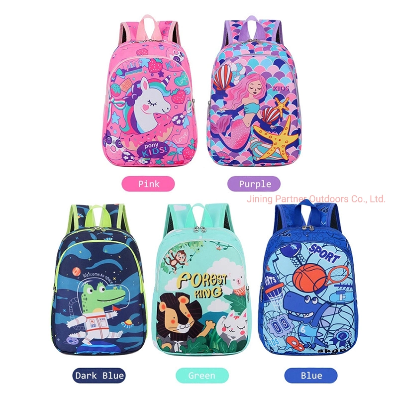 Zoo Oxford Backpack Kindergarten Child School Bag Preschool Kid Cartoon Dinosaur Backpack for Little Boy Girl