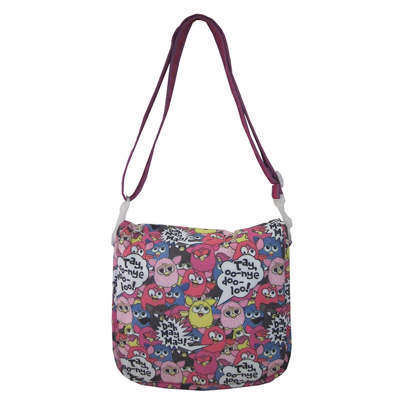 Hot Selling Animal Pattern School Shoulder Sling Bag for Girls