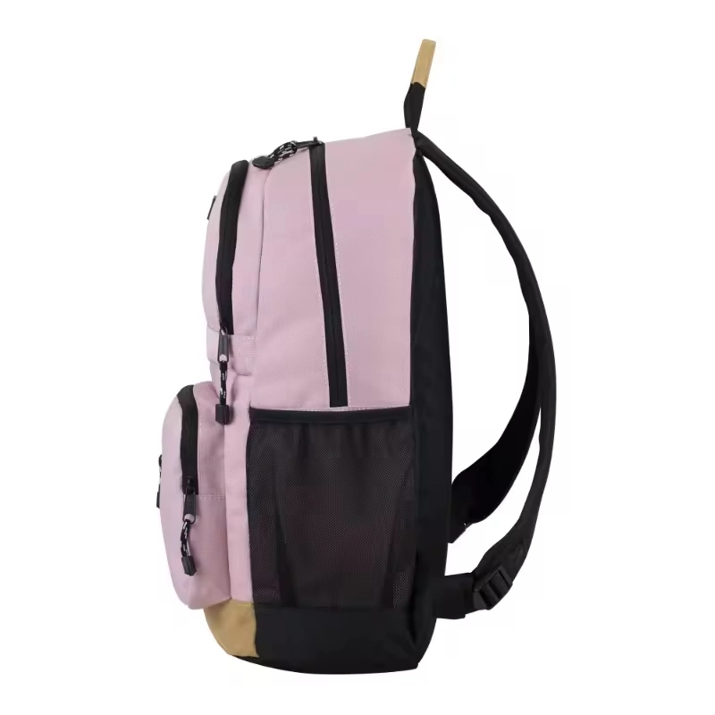 Promotional Junior High School Student Large Capacity Solid Color Simple Backpack