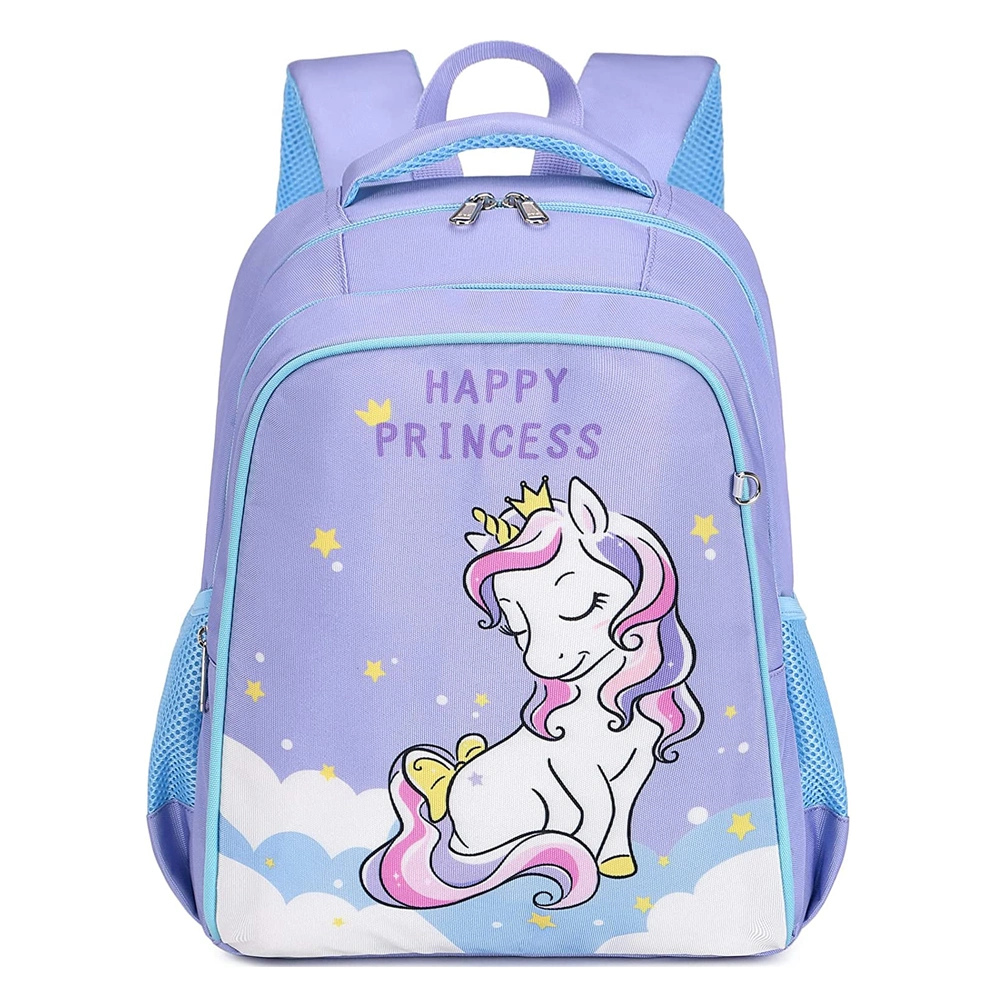 Girls School Backpack Preschool Kindergarten Unicorn Toddler Bookbag with Chest Clip