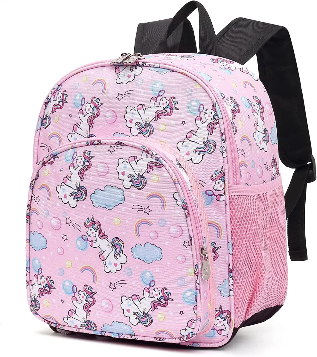 Pink Unicorn Toddler Backpack for Girls Backpack for Kids Kindergarten Preschool Bookbag 12inch