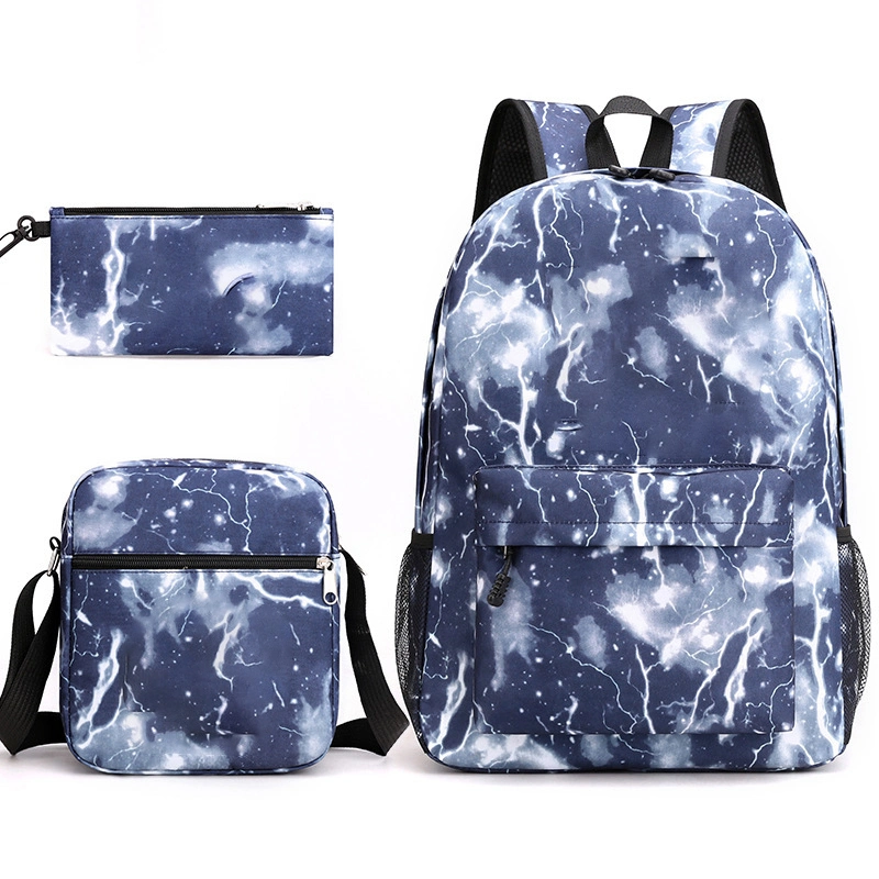 Hot Sales 2021 Luxury Druable Children School Bags Crossbody Purse Three Pieces Sets Kids School Backpack Bag for Girls