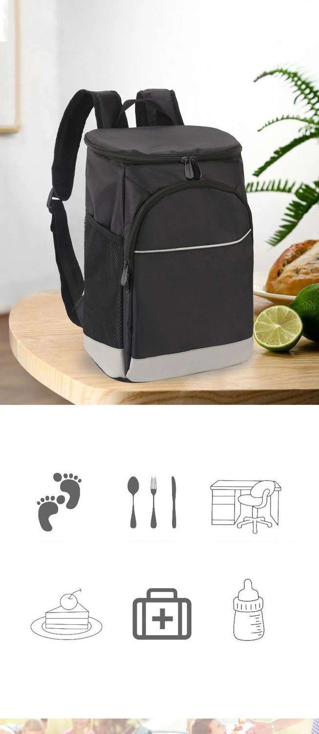 Travel Picnic Large Lunch Bag Leak Proof Soft Side Insulated Waterproof Cooler Backpack