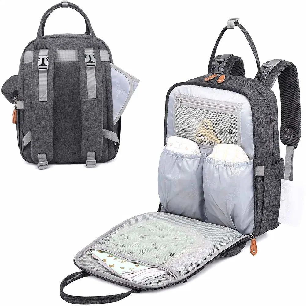 Baby Nappy Changing Bags Multifunction Waterproof Travel Back Pack with Changing Pad