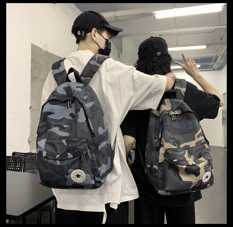 2023 New Fashion Junior High School High School University Student Nylon Casual Sports Backpacks