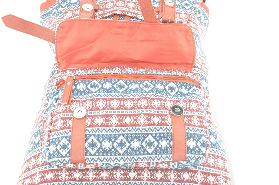 Fashion Girls Jacquard Rucksack Leisure School Bags