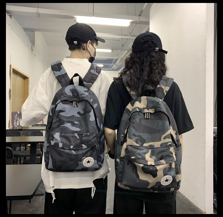 2023 New Fashion Junior High School High School University Student Nylon Casual Sports Backpacks