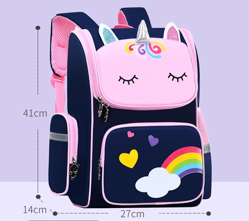 Customization Waterproof Child Kids School Bags Durable Boy Girl Unicorn School Bags