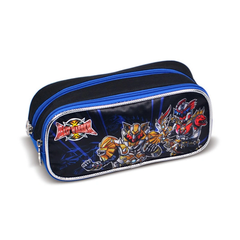 Navy Blue School Shoulder Thermal Lunch Bag for Kids Students