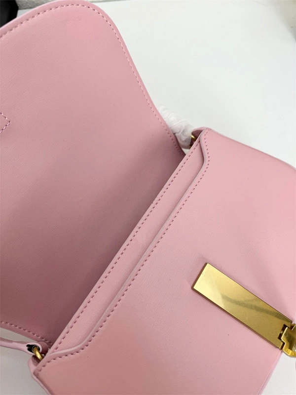 Girly Pink Leather Fashion Shoulder Underarm Bag