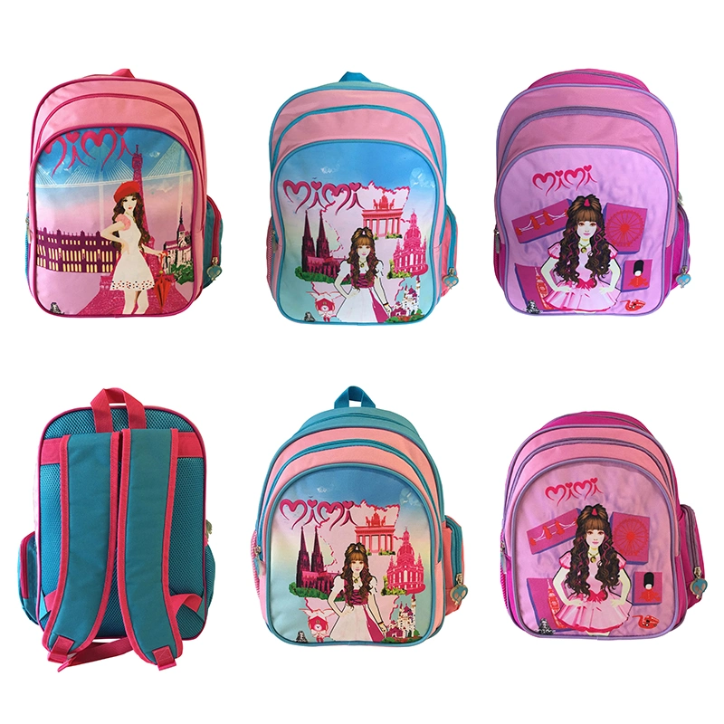 Top Selling Kindergarten School Bag Girls Lovely Cartoon Bookbag