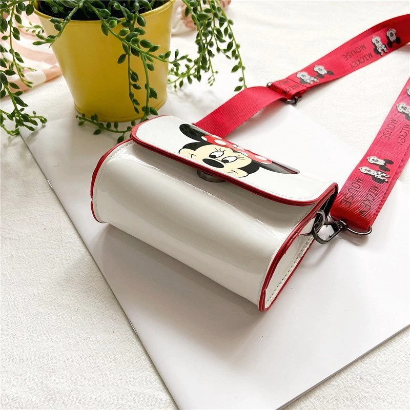 Small Crossbody Handbag Square Cartoon Kid Purse Lady Bag