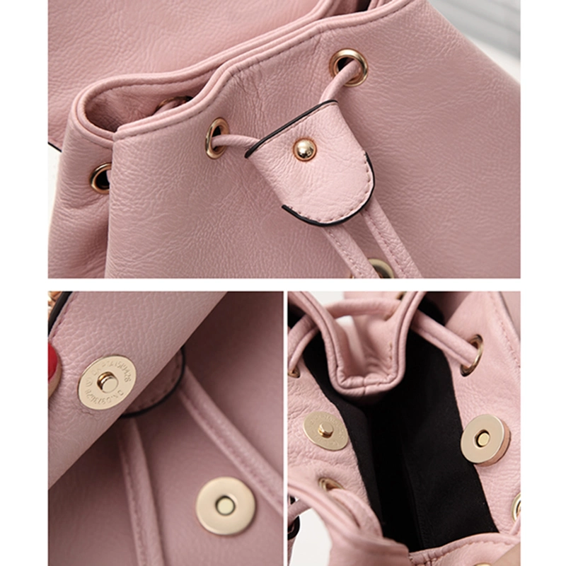 Fashion PU Leather Waterproof Childrens Bags Ladies Backpacks