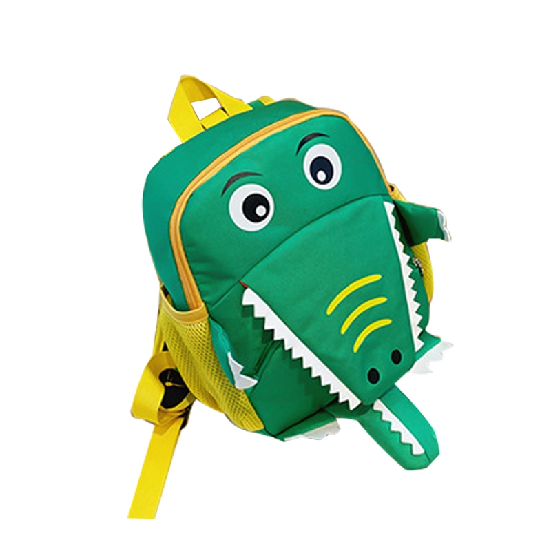 Unique Durable New Fashion Cute Toddler Backpack Custom Kid School Bag Cartoon Oxford Cloth Backpack Question Dinosaur 3D Red Backpacks