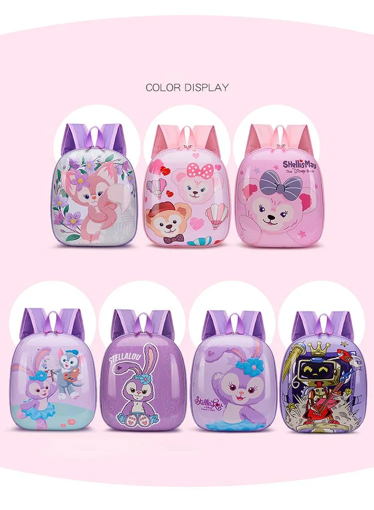 Creative Cute Hard Shell Kindergarten Backpack Fashion Cartoon Children Kids Backpack